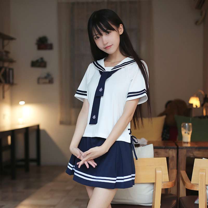 セーラー服 清楚可愛い学園風 上下セット