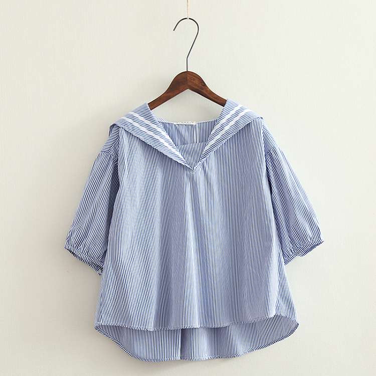 セーラー服 セーラー風デザイン ゆったりブラウス
