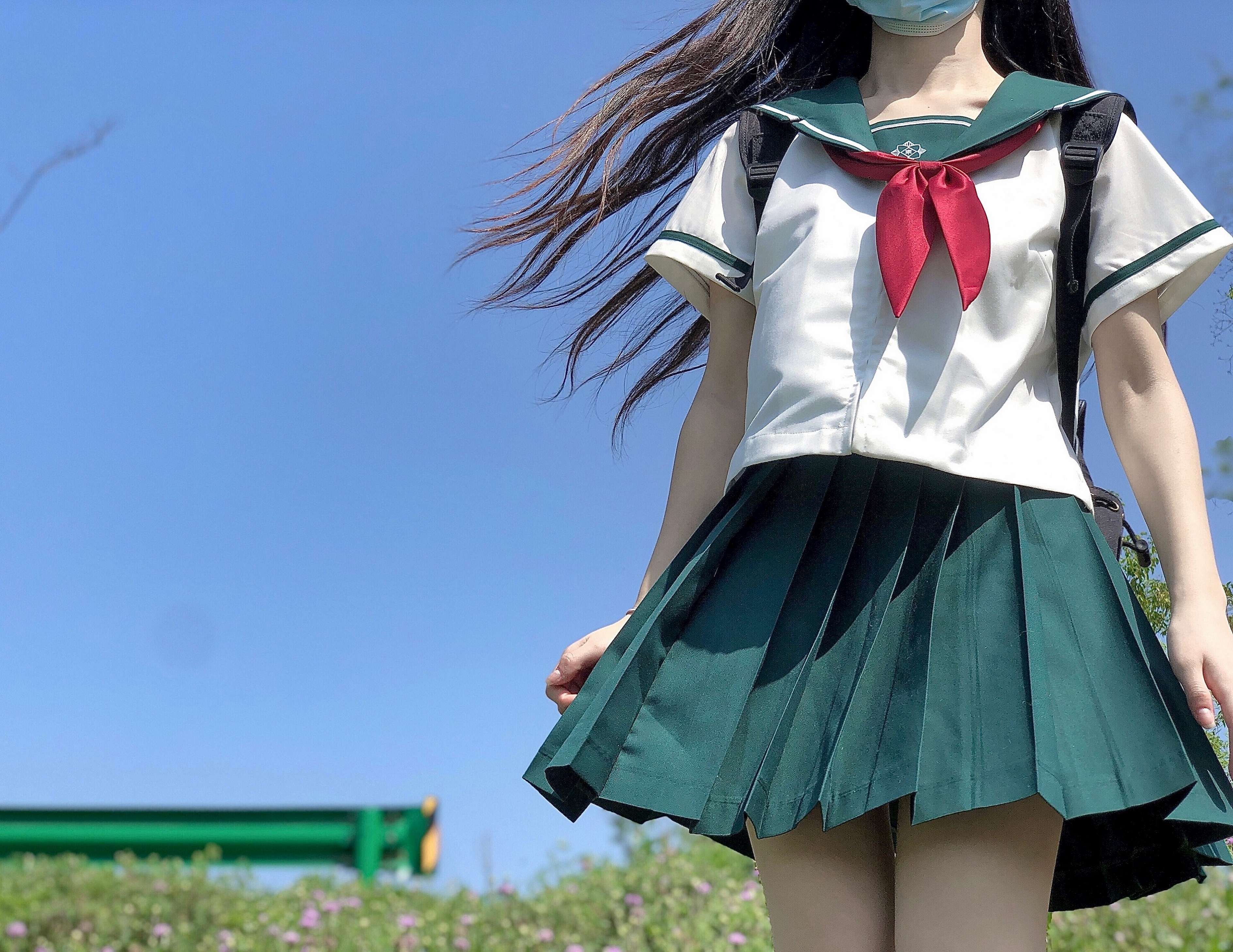 セーラー服 清楚な学園風 上下セット