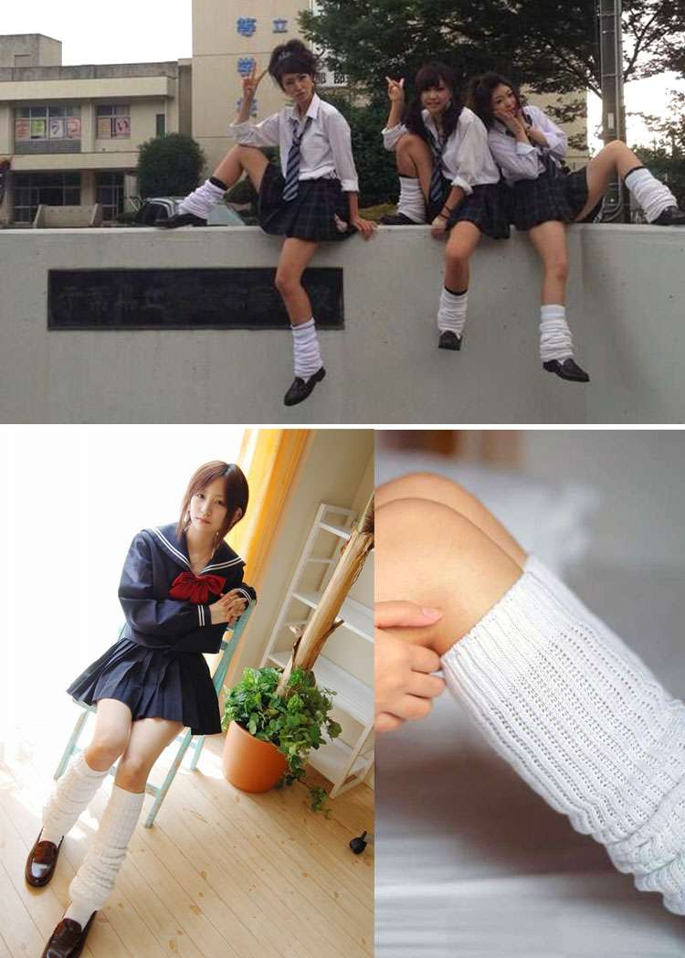 セーラー服 ルーズソックス 制服用ハイソックス