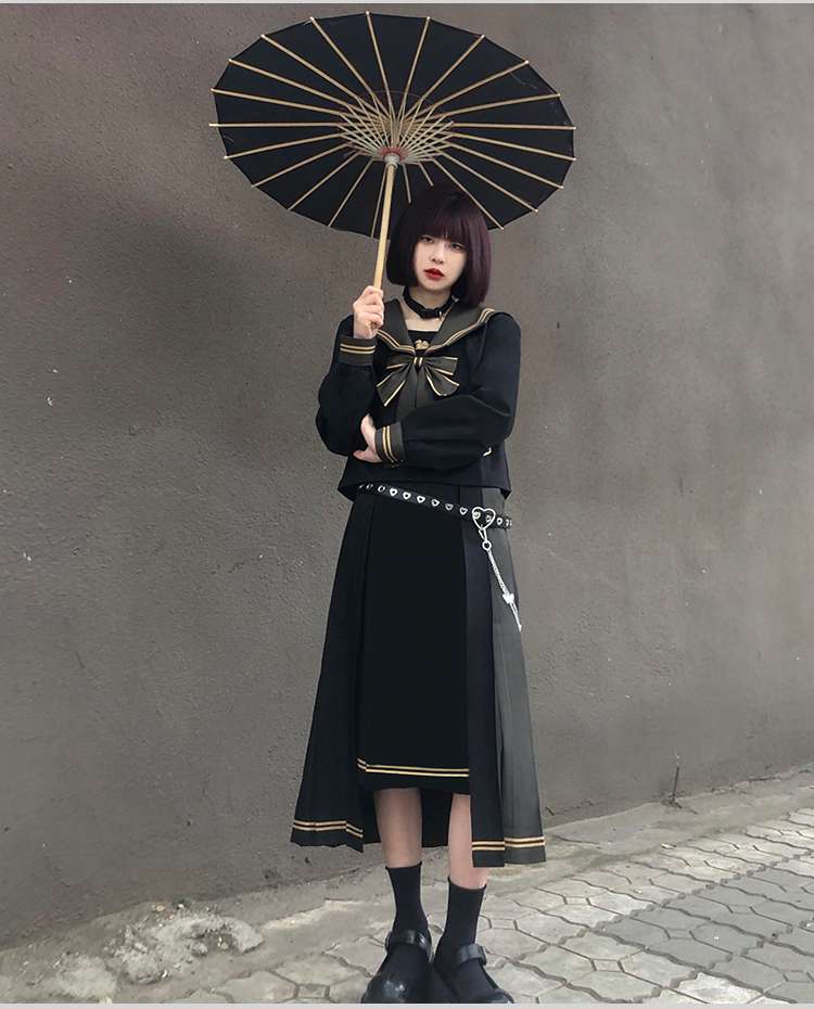 セーラー服 ゴシックセーラー風学生服セット
