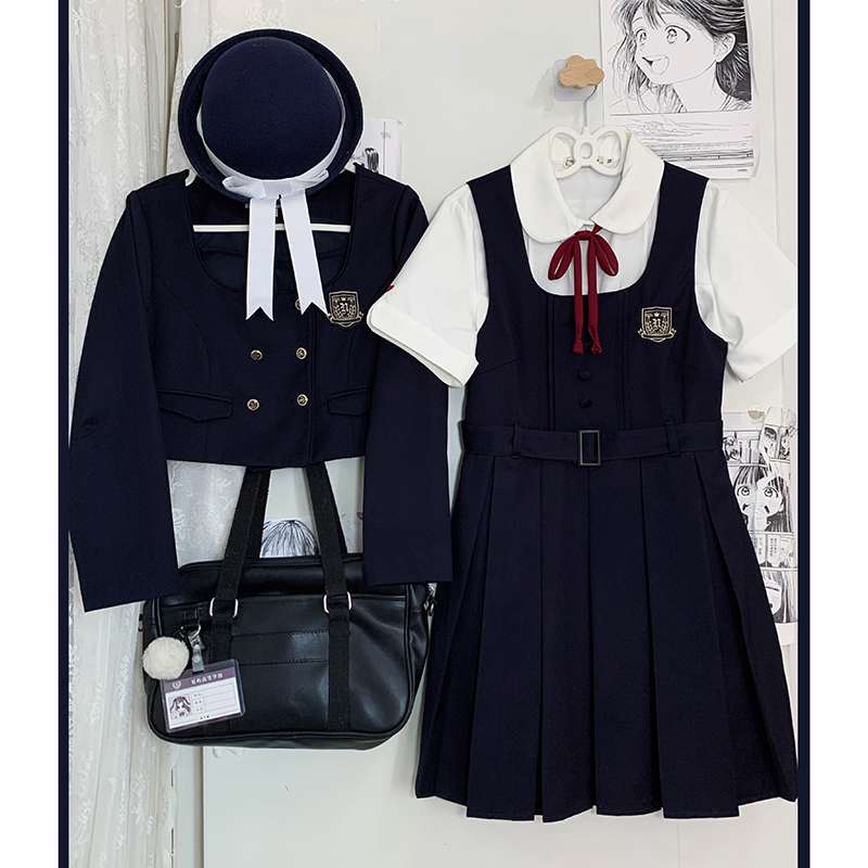 セーラー服 学生風クラシック カーディガンセット