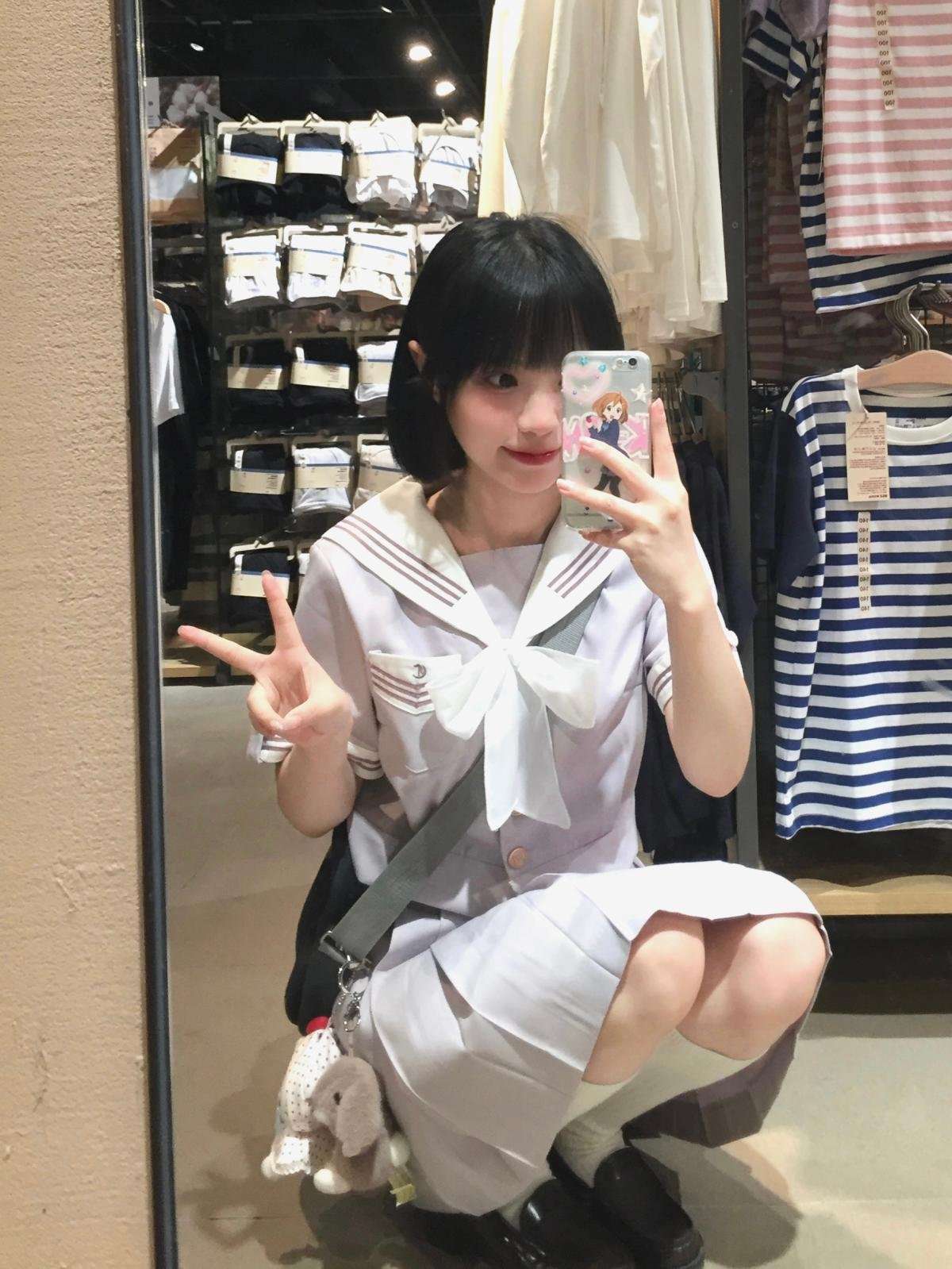 セーラー服 優雅な桜色 セット