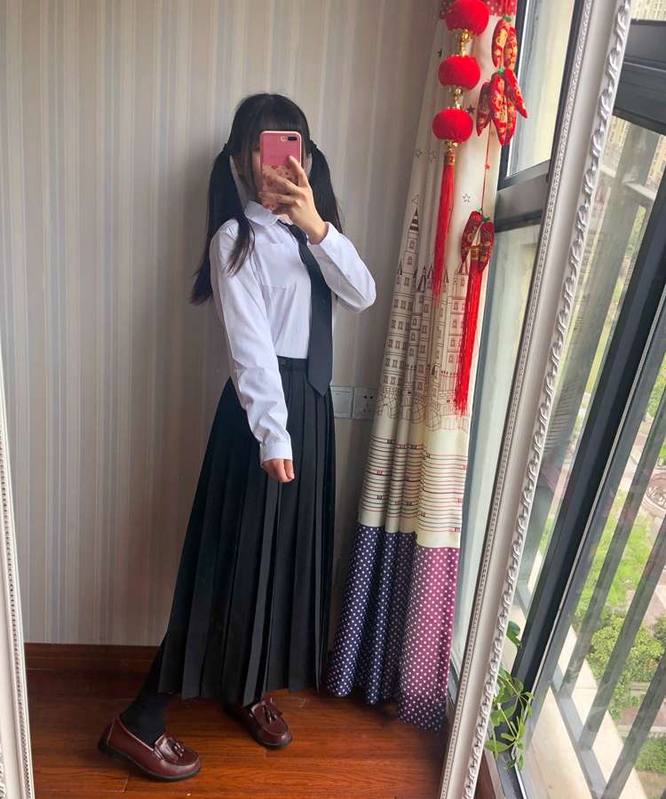 セーラー服 プリーツロングスカート 風制服