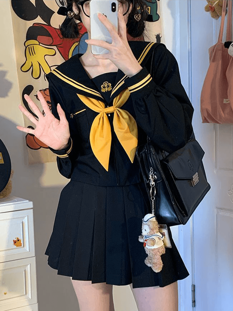 セーラー服 リボン飾り付き正統派