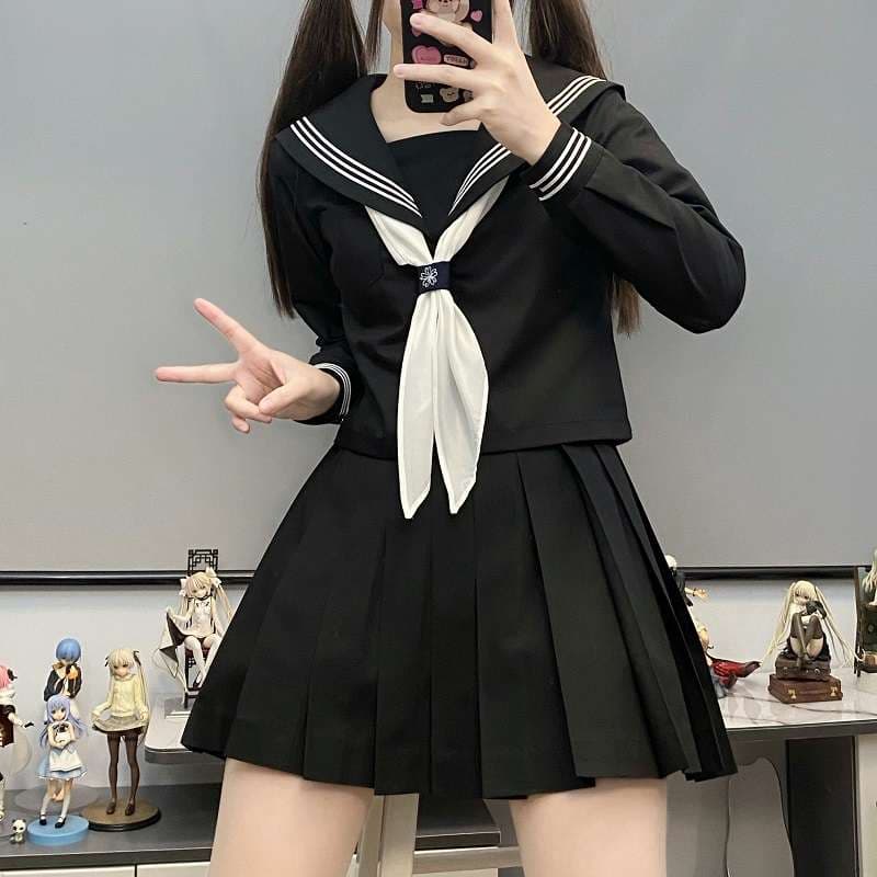 セーラー服 定番シンプルデザイン 長袖