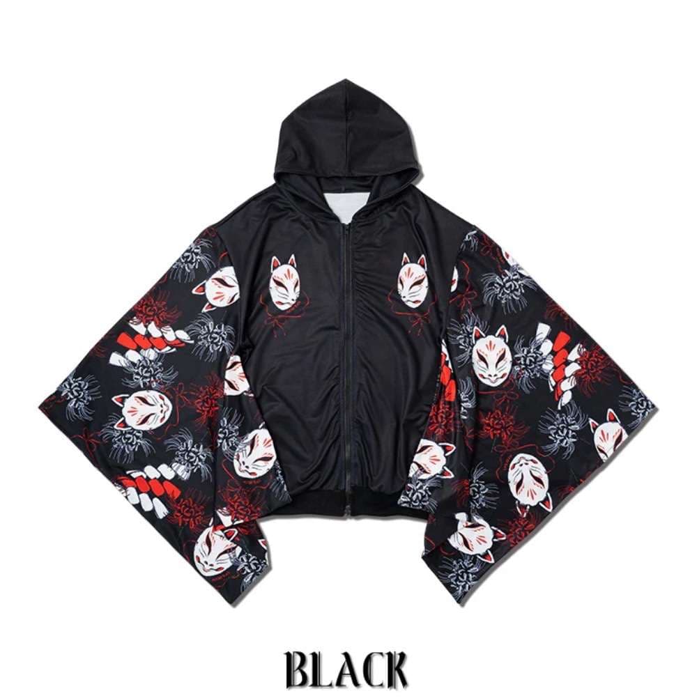 セーラー服 和柄 風マント