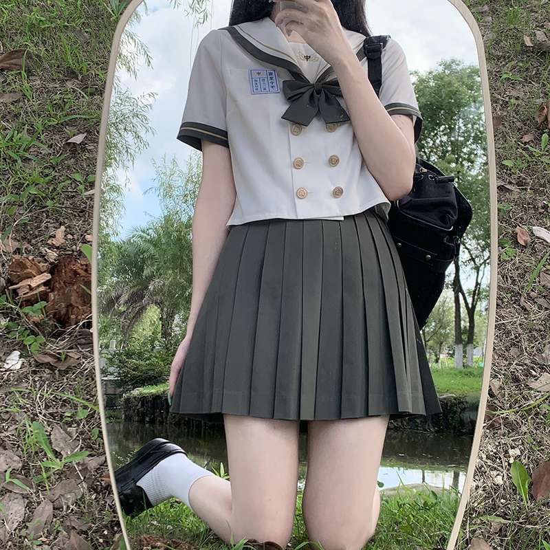 セーラー服 グレープリーツスカート 制服セット