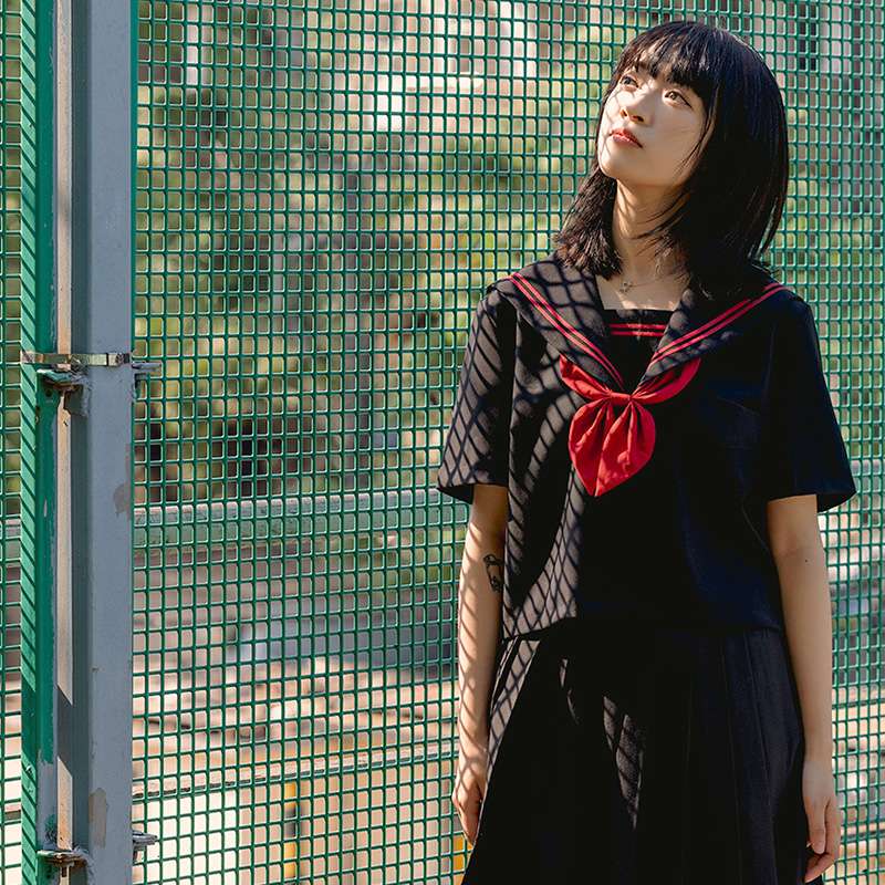 セーラー服 赤リボン 上下セット