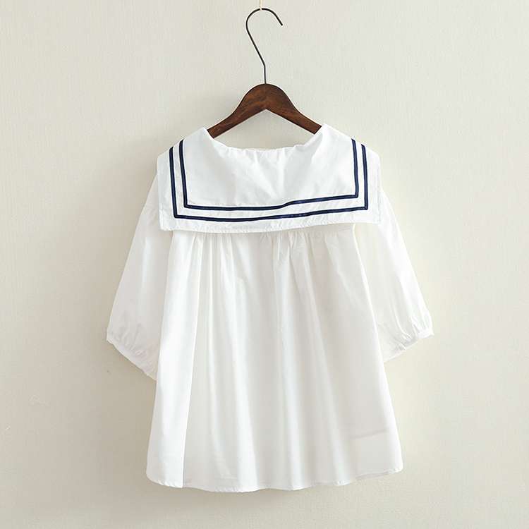 セーラー服 セーラー風デザイン ゆったりブラウス