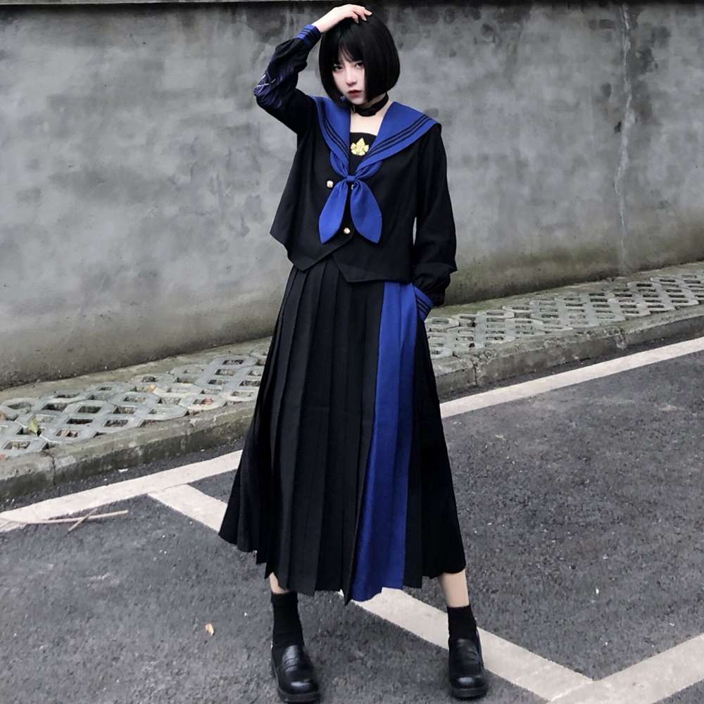 セーラー服 和風デザイン魔法学園風 コスプレ衣装