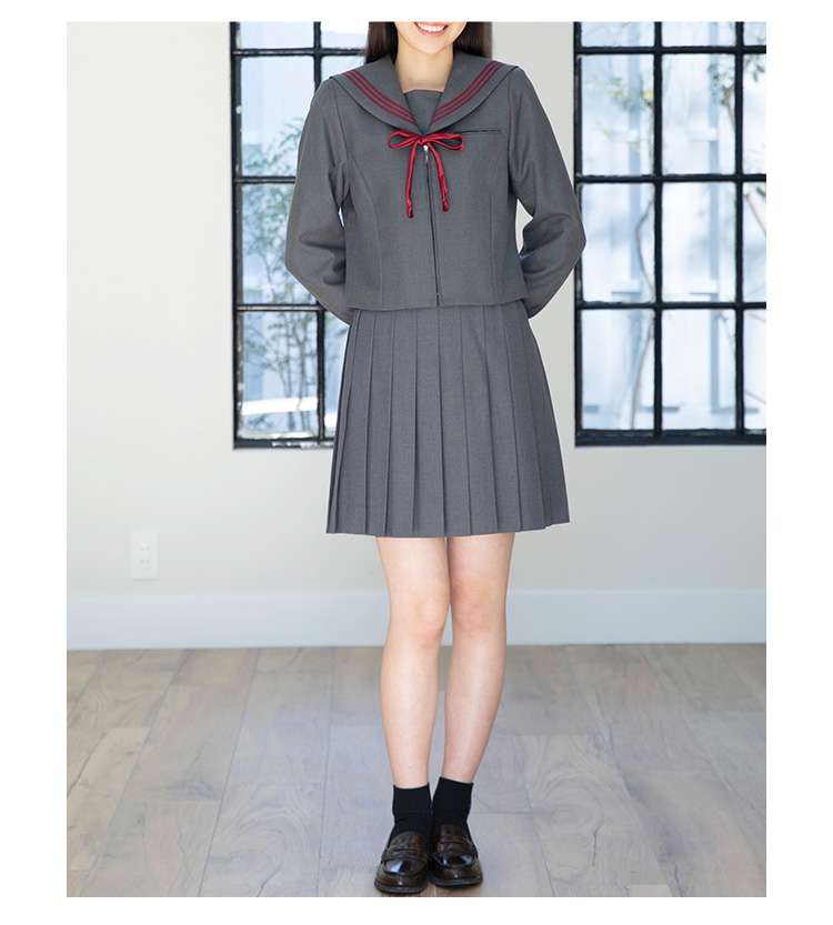 セーラー服 グレー ジャケット