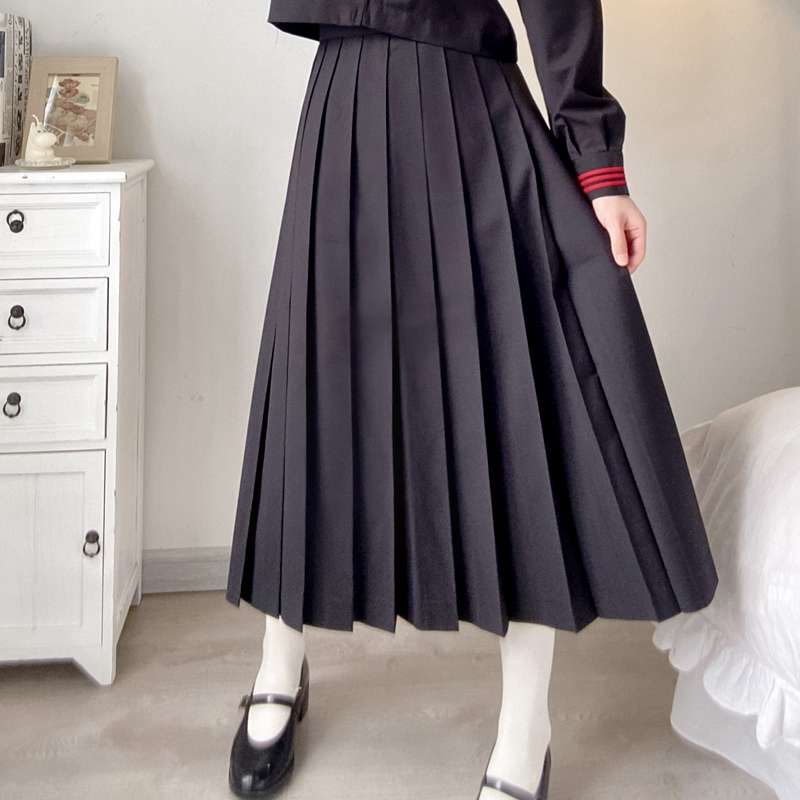 セーラー服 プリーツロングスカート 風制服