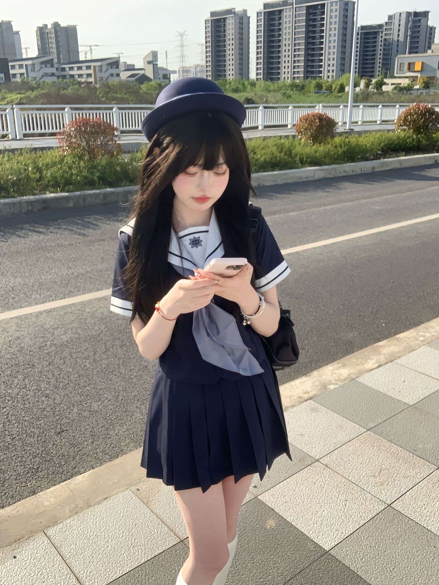 セーラー服 学生風 上下セット