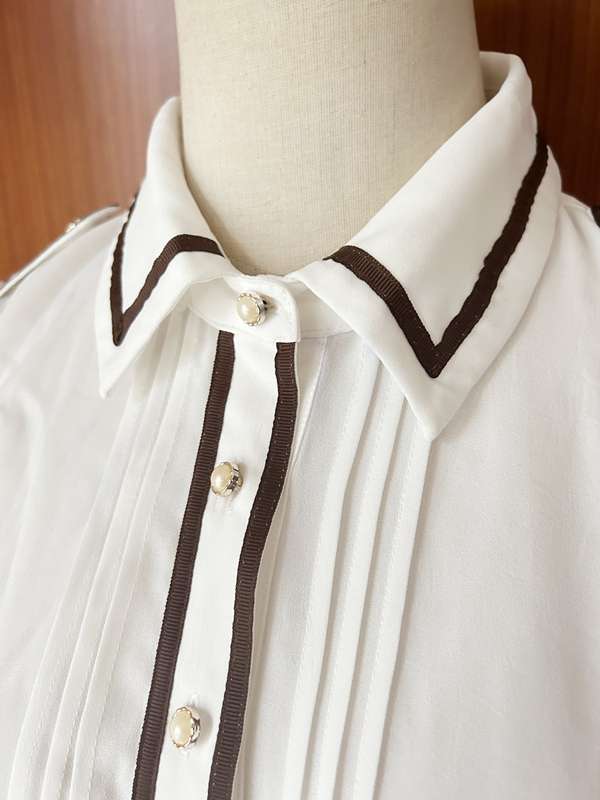 セーラー服 ブリティッシュスタイル白シャツ
