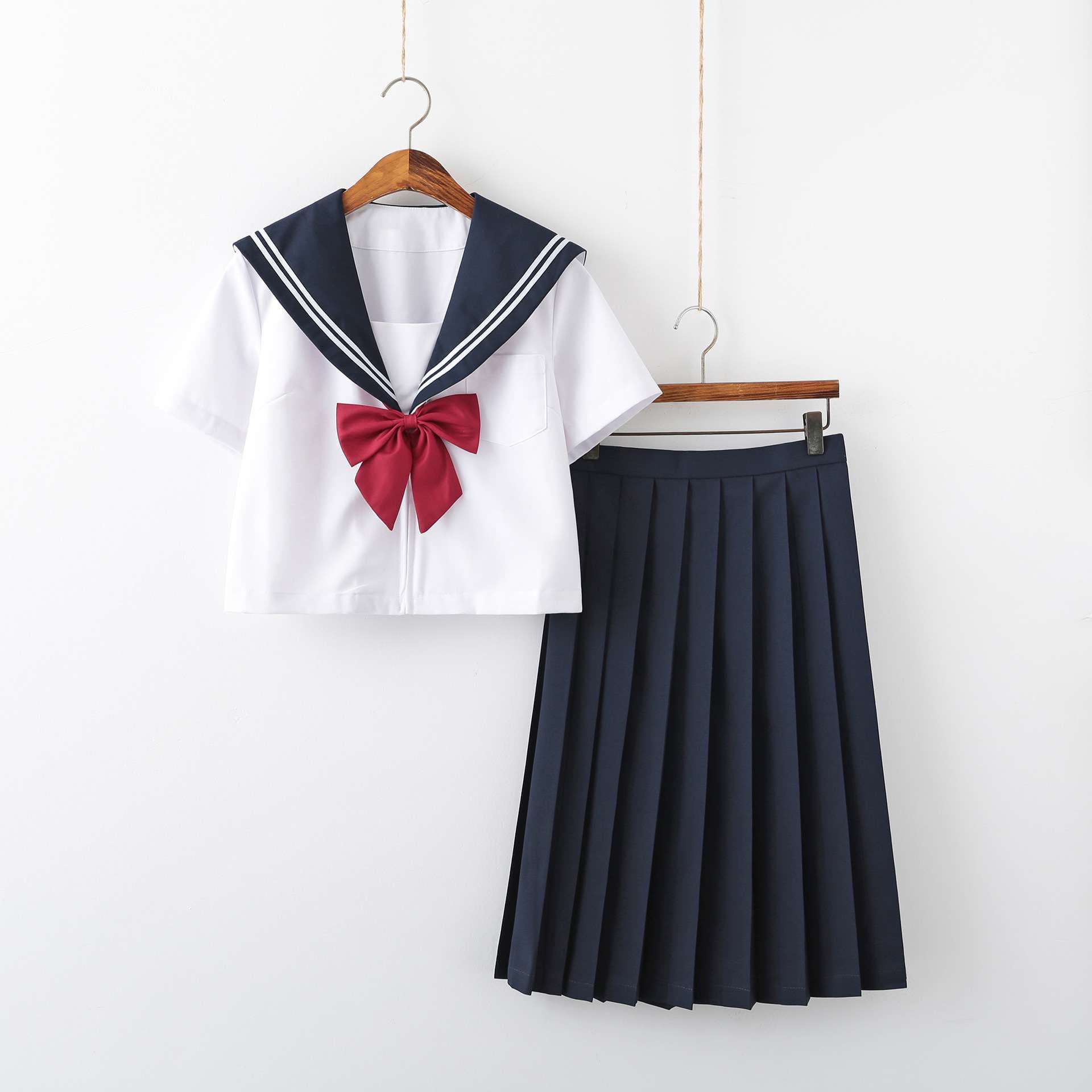 セーラー服 クラシック 紺白制服セット