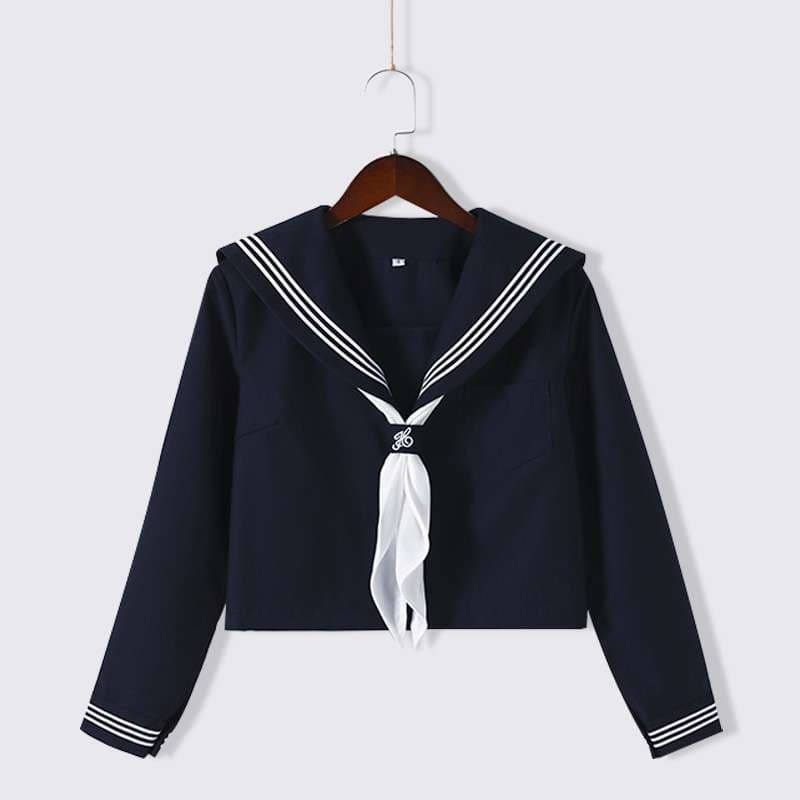 セーラー服 クラシック紺色 上下セット