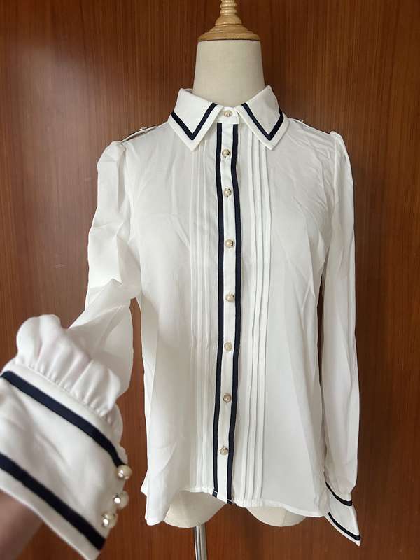 セーラー服 ブリティッシュスタイル白シャツ