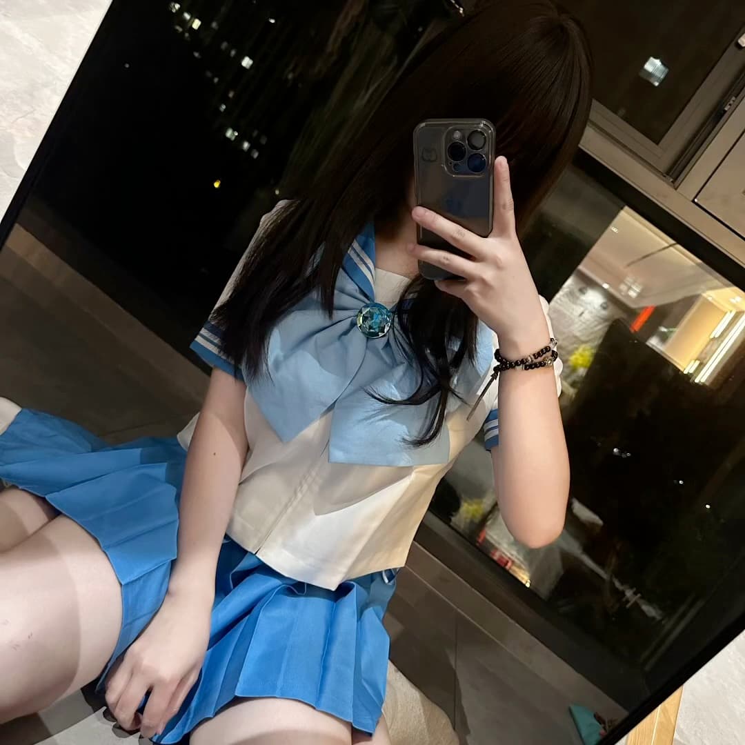 セーラー服 リボン付き清楚系セーラー服