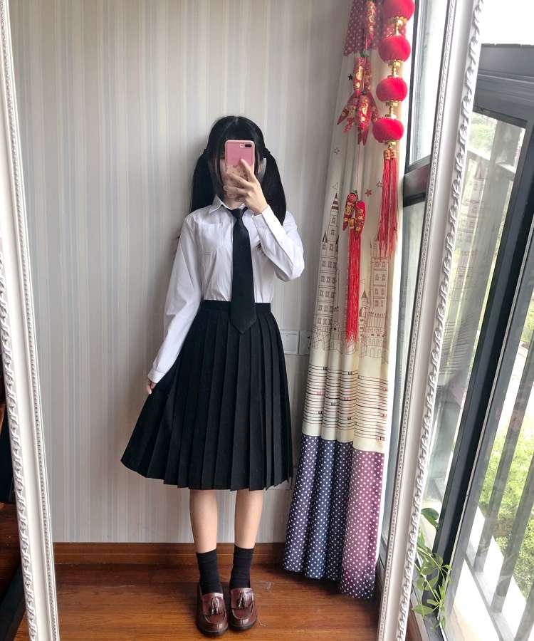 セーラー服 プリーツロングスカート 風制服