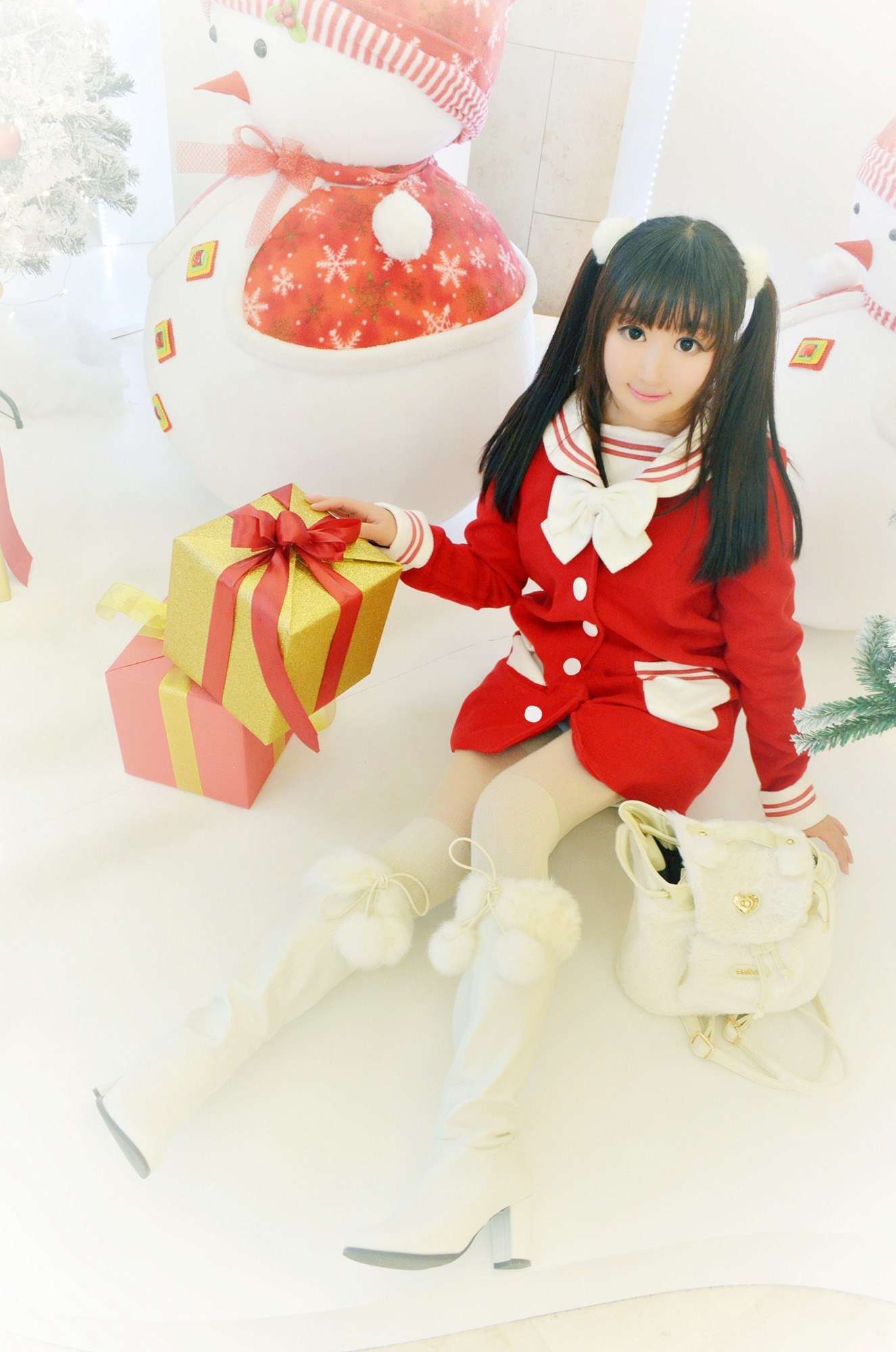 セーラー服 クリスマスカラーセーラー風コート