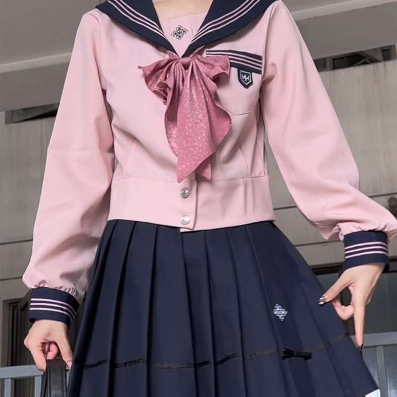 セーラー服 大きなリボンの 制服セット