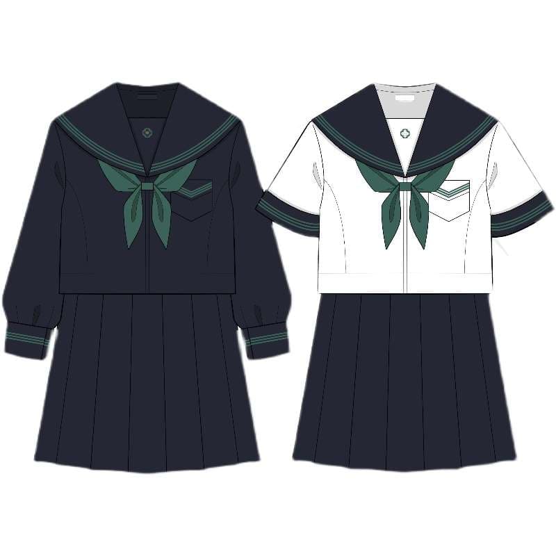 セーラー服 学生風クラシック制服セット