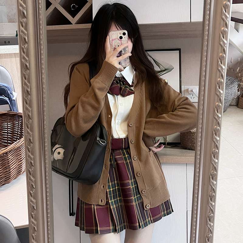 セーラー服 スクールガール風カーディガン制服セット