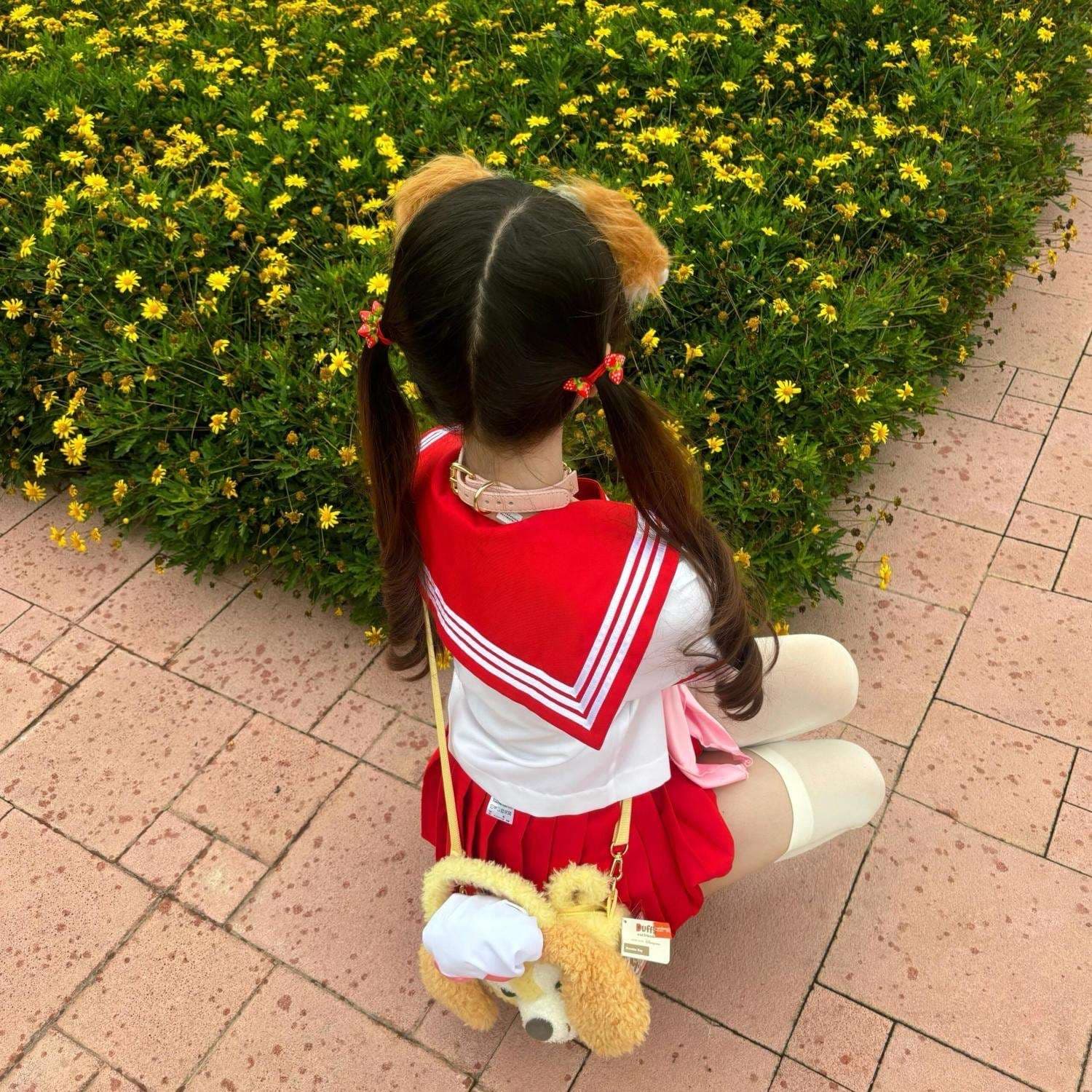 セーラー服 少女風 コスプレ衣装セット