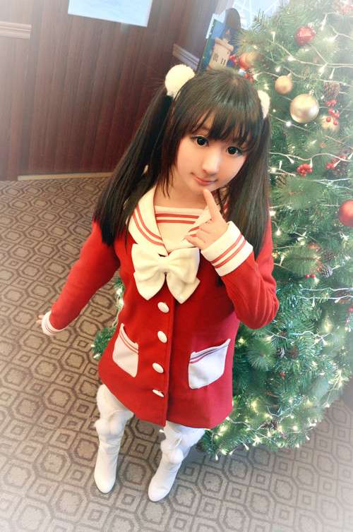 セーラー服 クリスマスカラーセーラー風コート