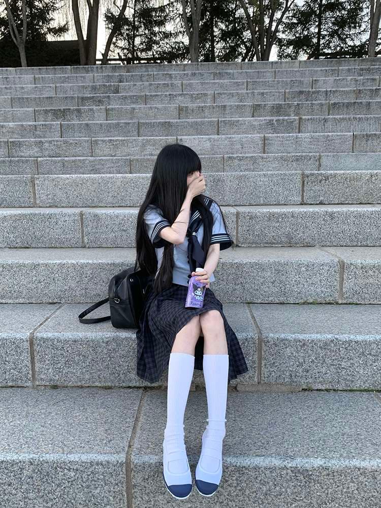 セーラー服 モダンセーラー風学生服トップス