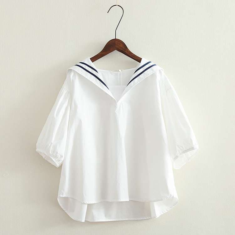 セーラー服 セーラー風デザイン ゆったりブラウス