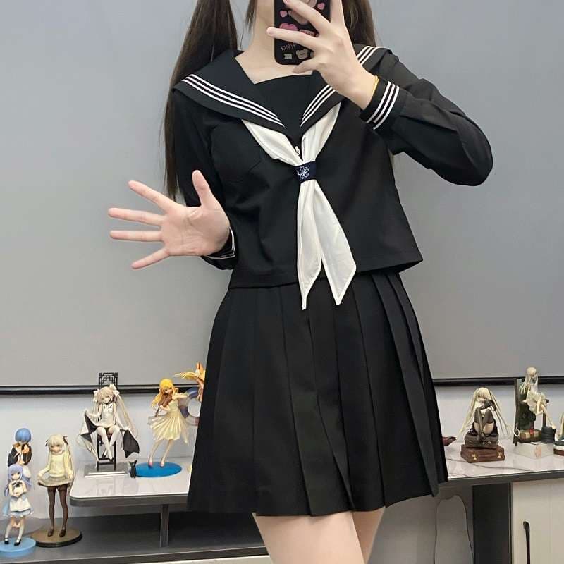セーラー服 定番シンプルデザイン 長袖