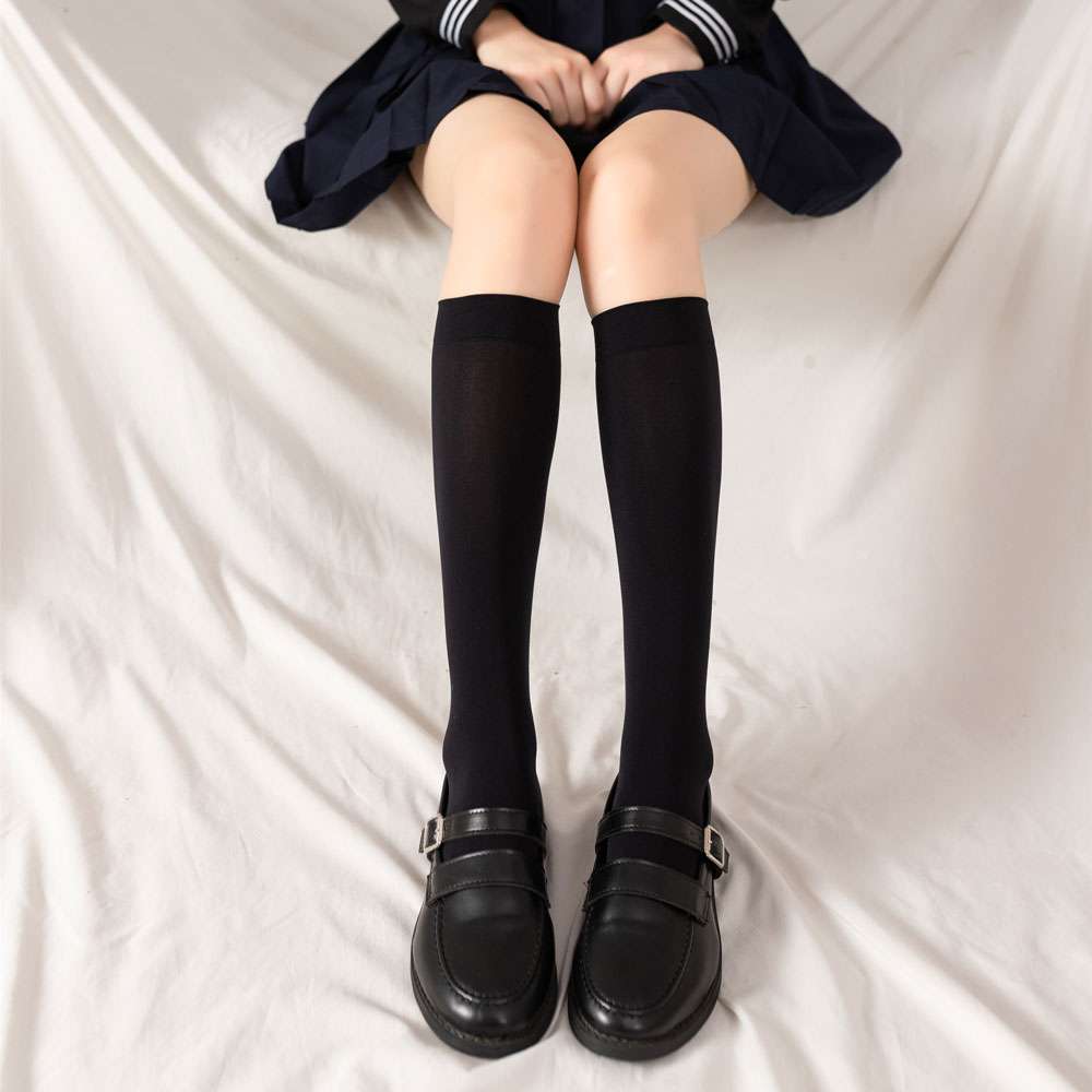 セーラー服 学生風 と膝上丈靴下セット