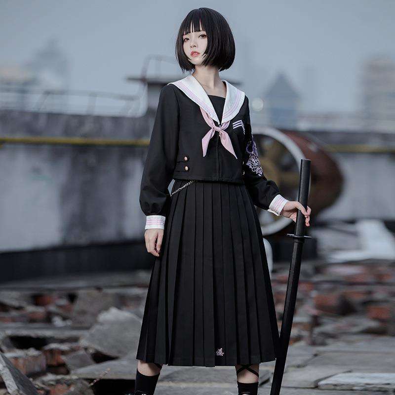 セーラー服 戦闘系 コスプレ衣装 長袖版