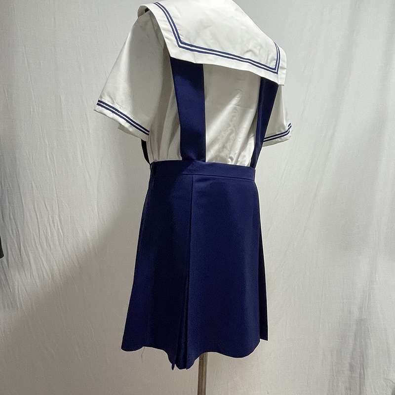 セーラー服 青白 アニメ風コスプレ衣装