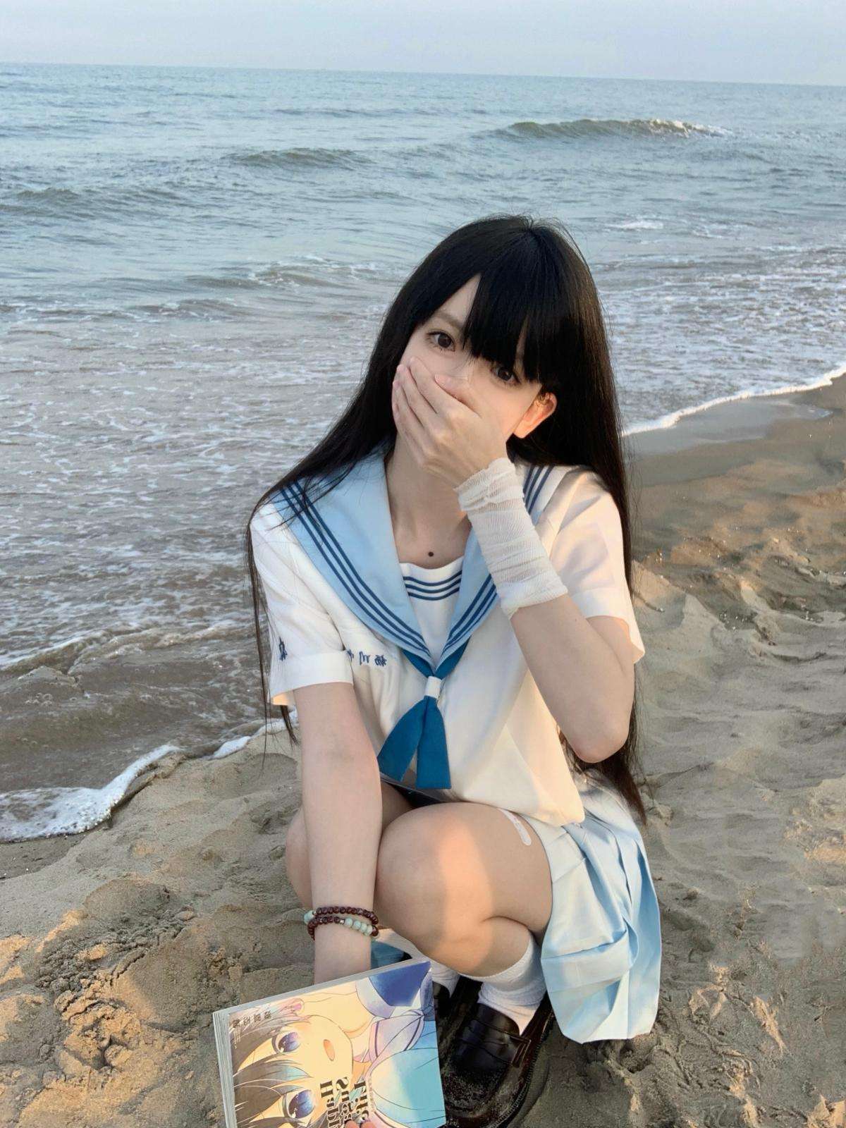 セーラー服 清楚な学園風 長袖上下セット