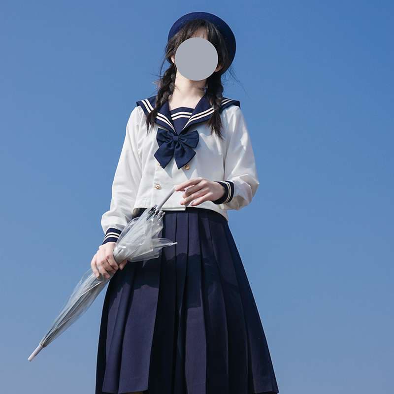 セーラー服 清楚可愛い制服風セーラーコスチューム