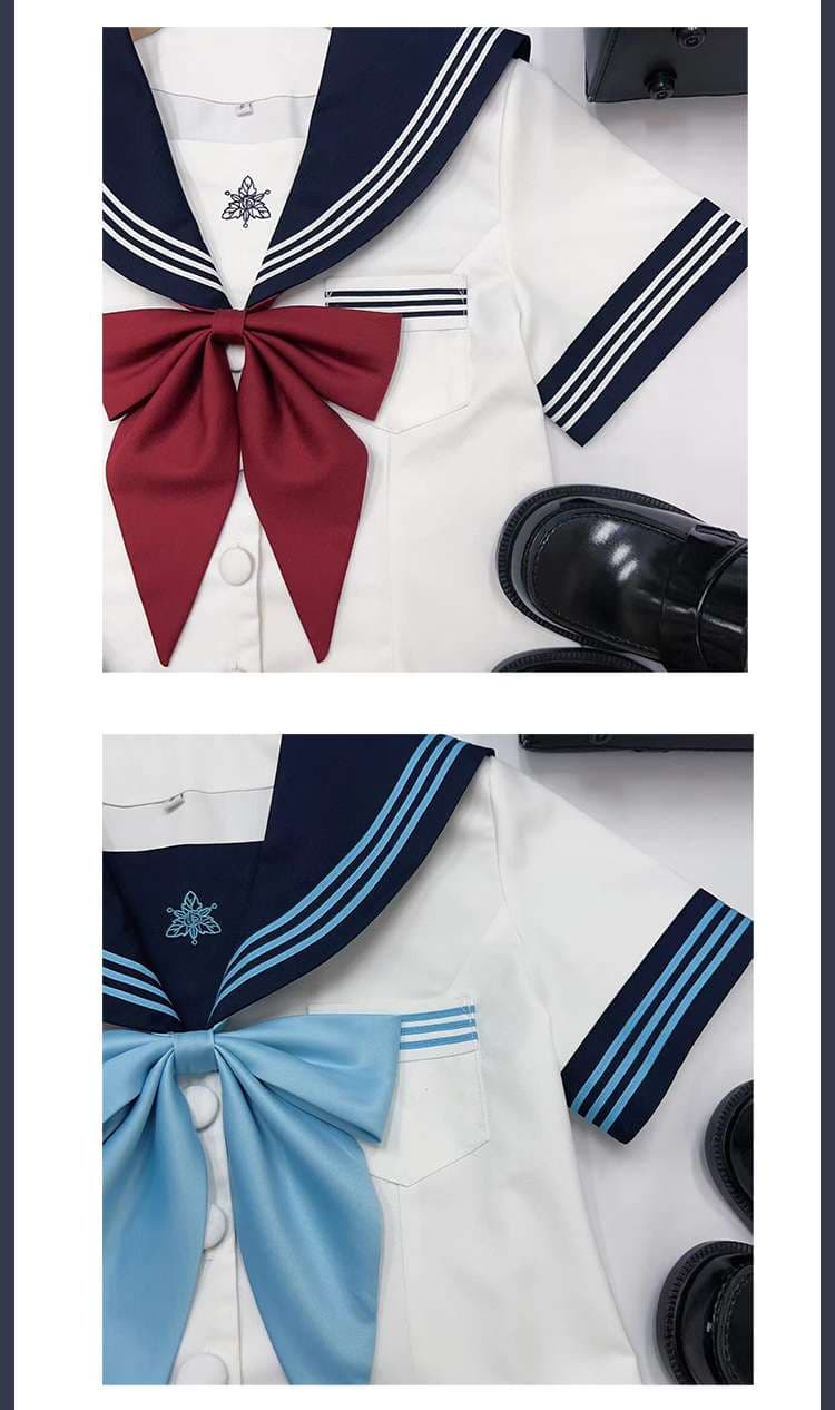 セーラー服 清涼感溢れる夏用 コスプレセット