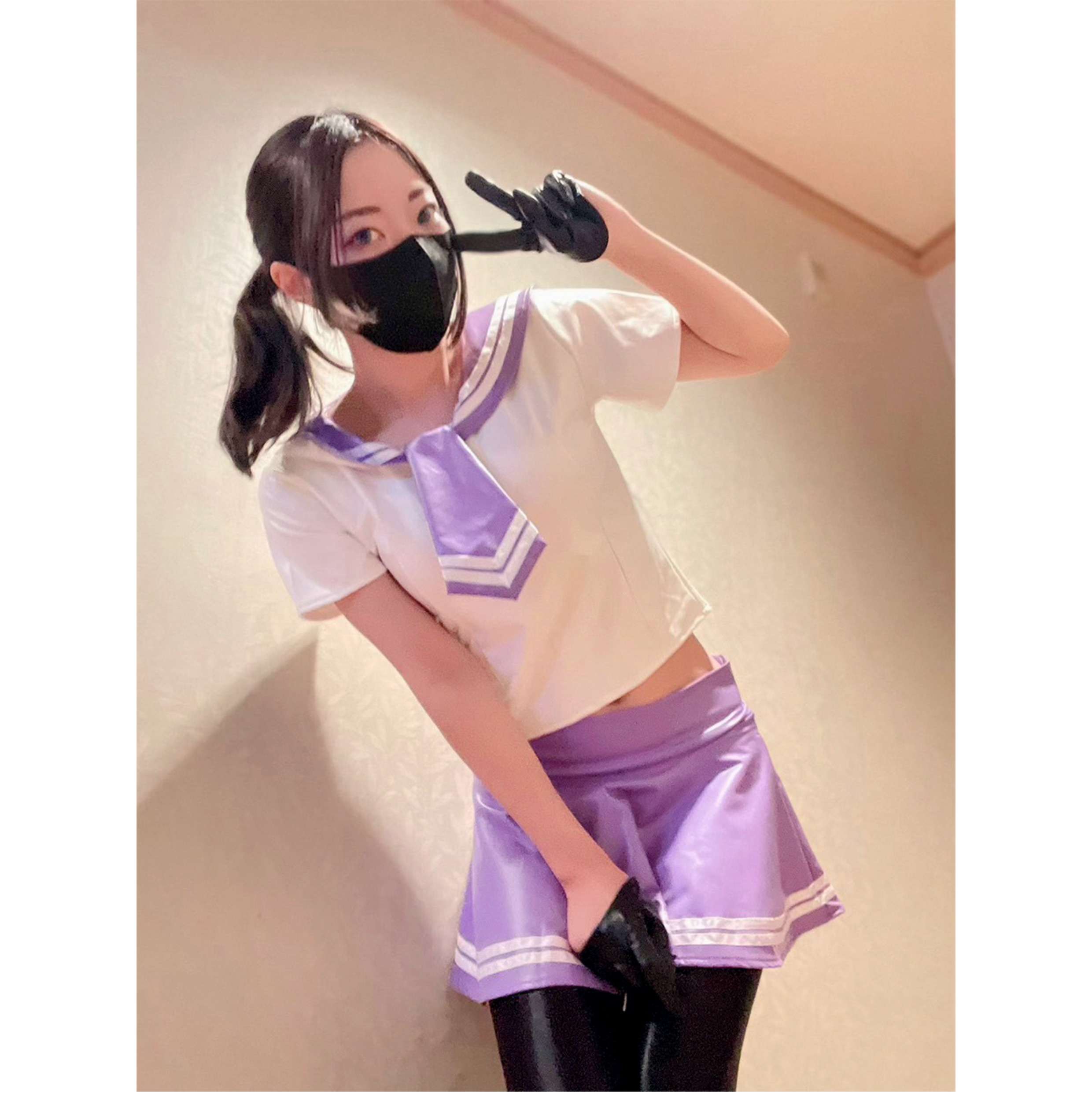 セーラー服 コスプレ風 ミニワンピース