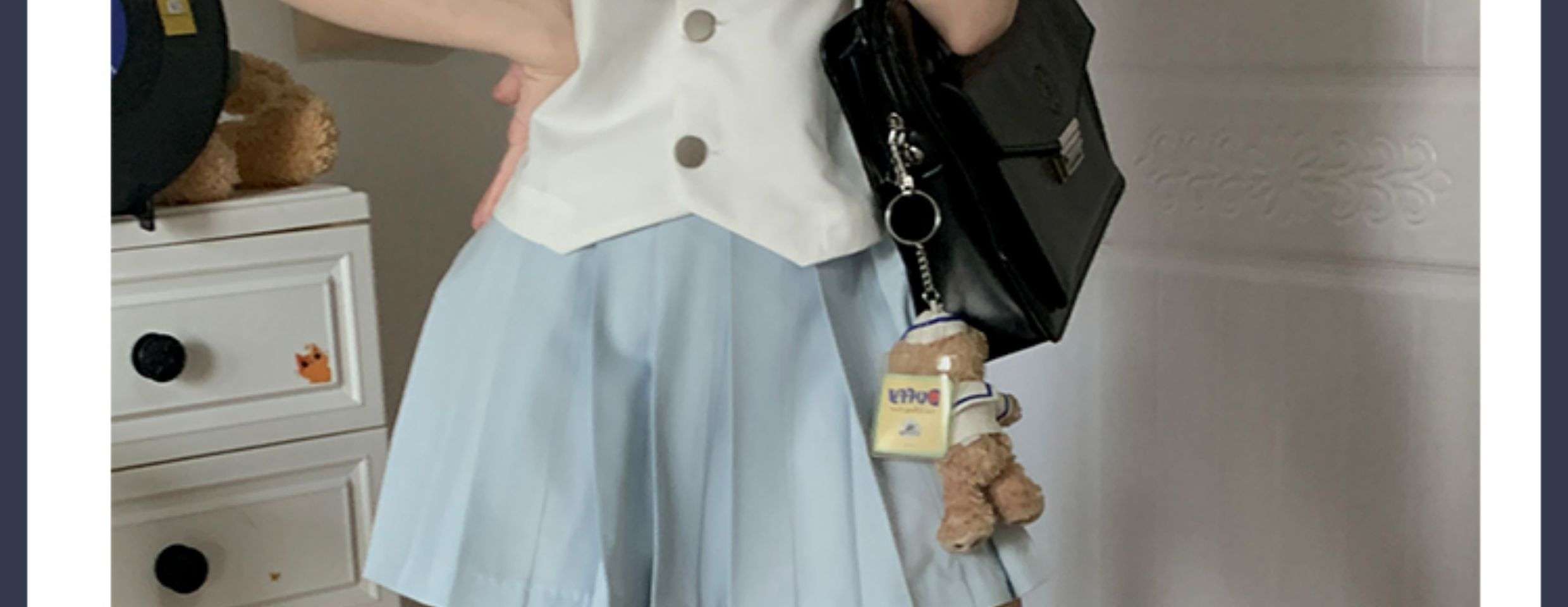 セーラー服 キュートなセーラー風ミニワンピース