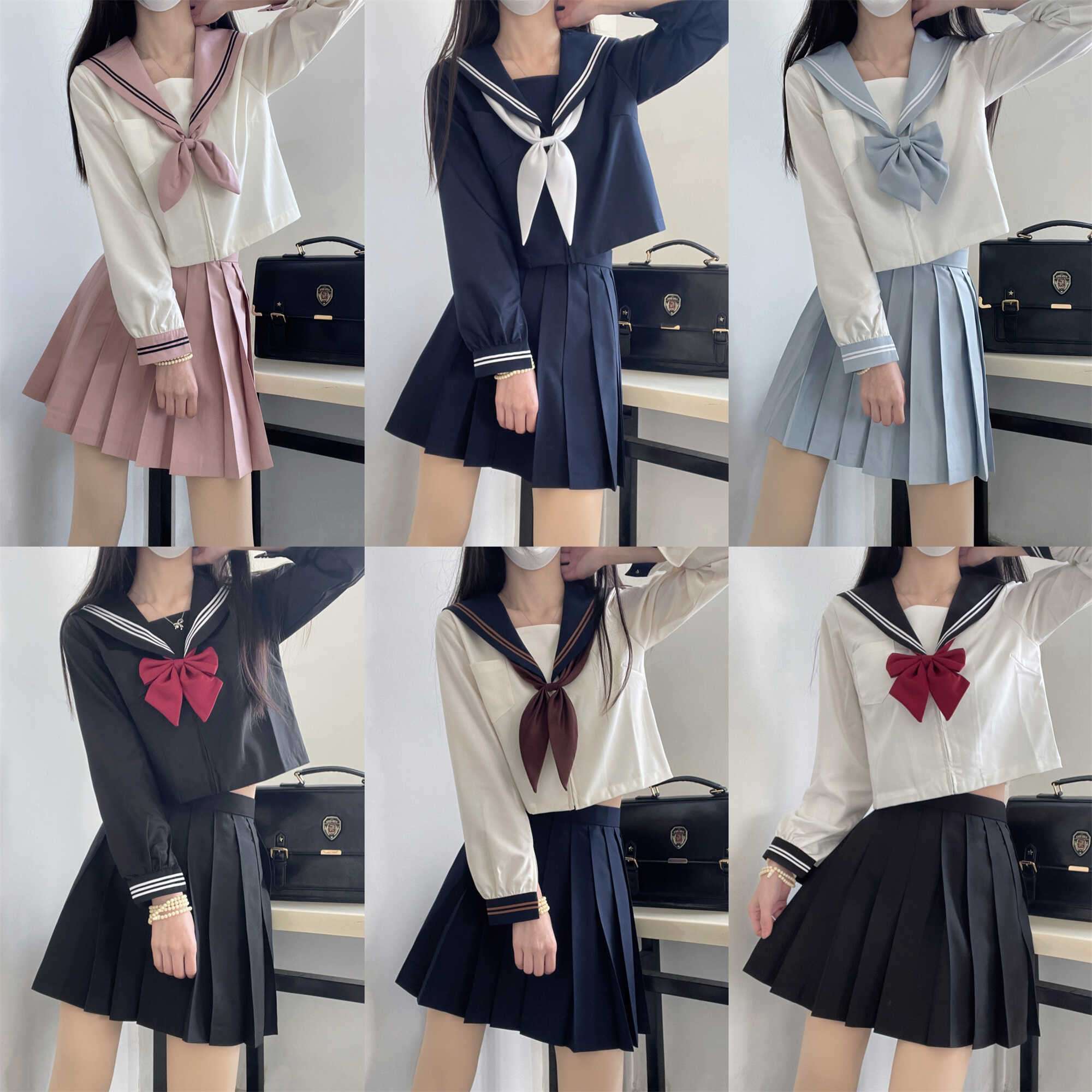 セーラー服 甘めカラー コスプレ6色セット