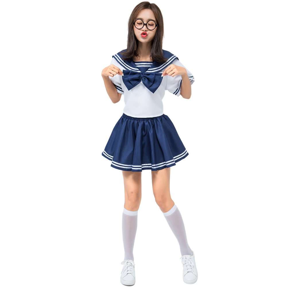 セーラー服 可愛い海軍風 コスプレ衣装セット