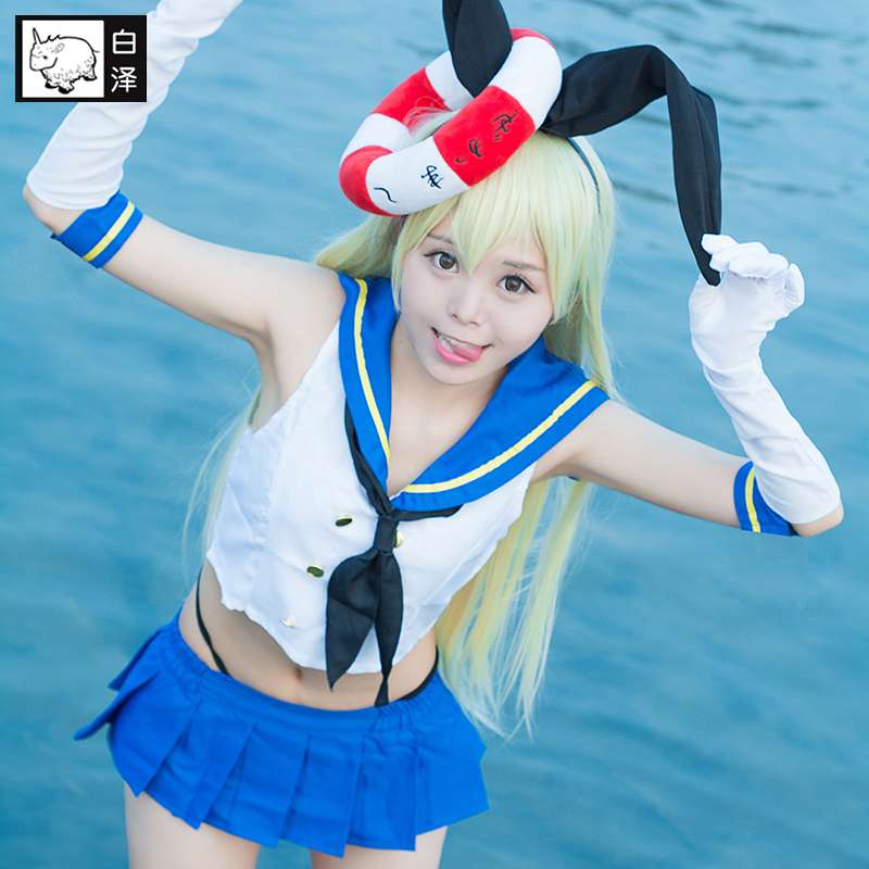 セーラー服 艦隊コレクション風 コスプレ衣装