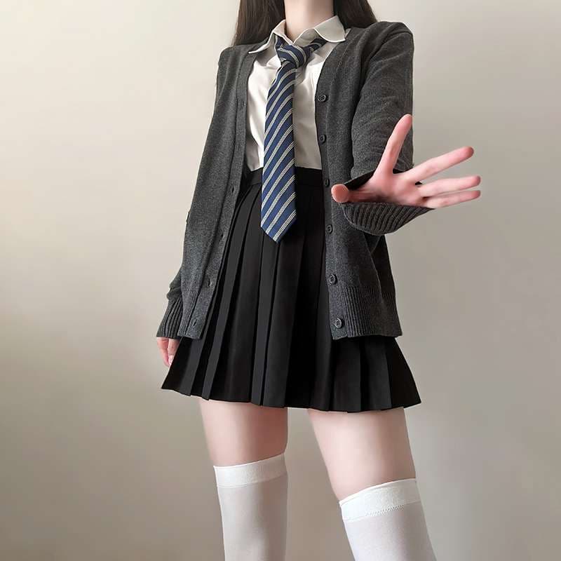 セーラー服 学生風カーディガン制服セット