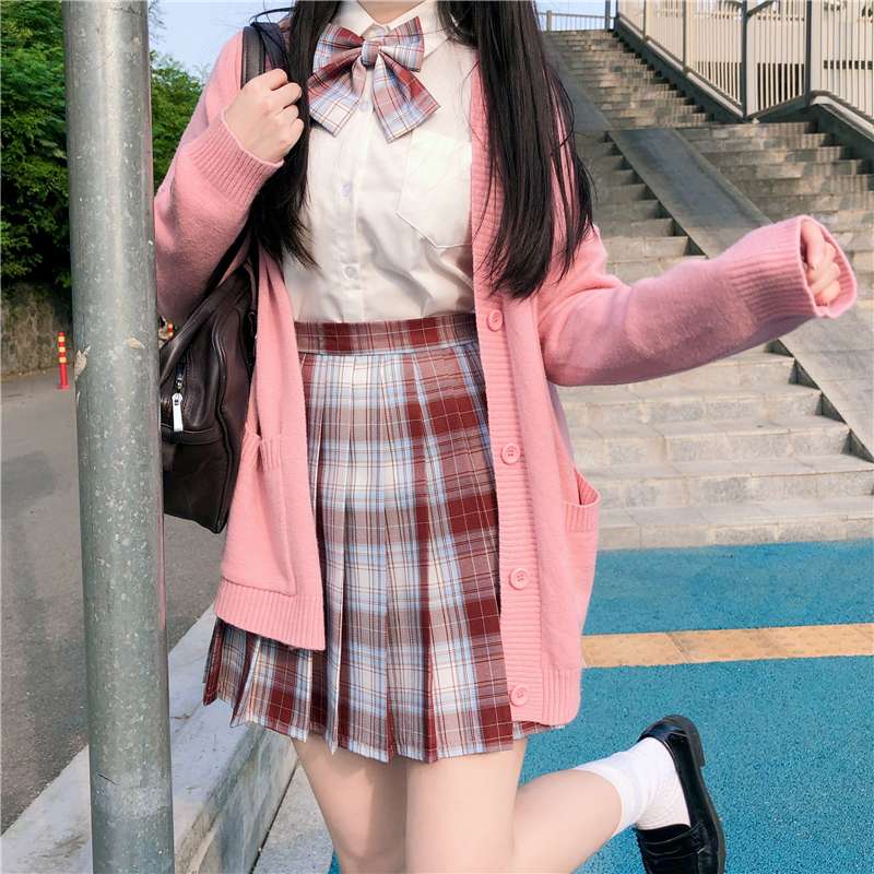 セーラー服 季節に合わせて着回せるプレッピー制服風コーデセット