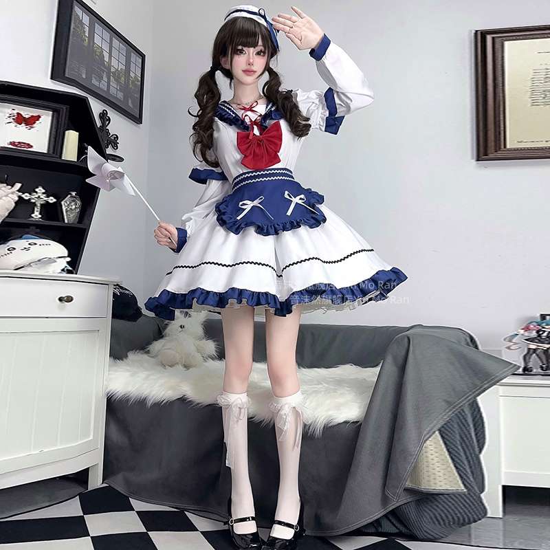 セーラー服 ふんわりメイド風セーラーコスチューム