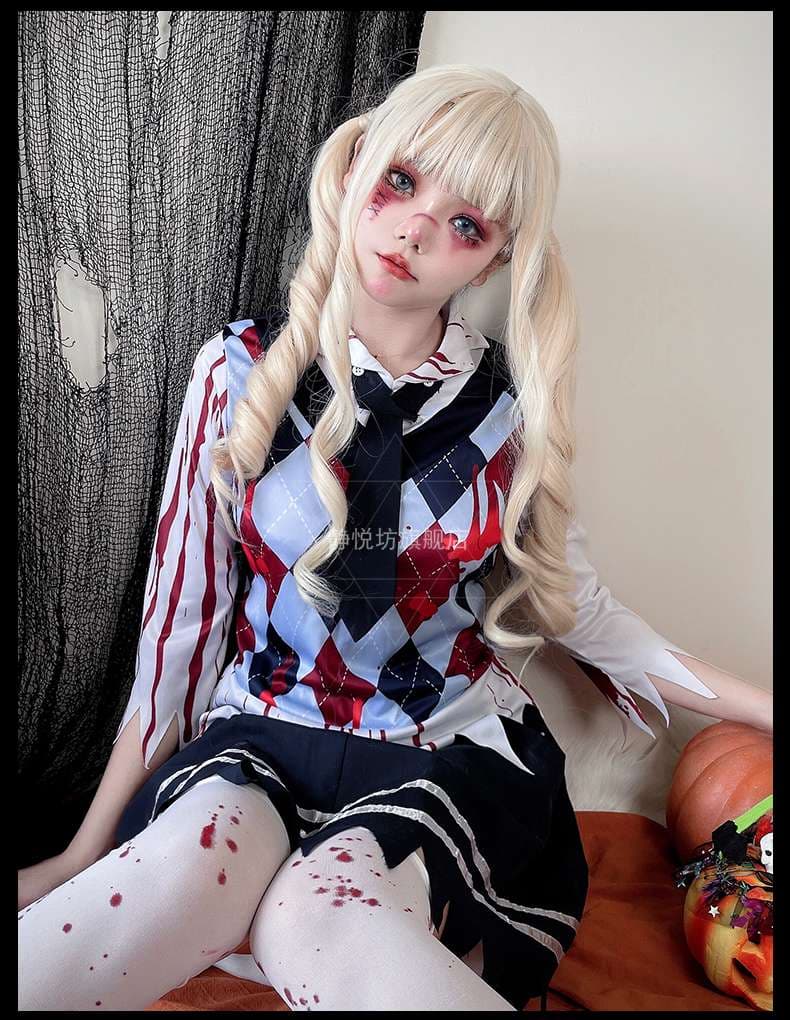 セーラー服 ホラー風 コスチューム