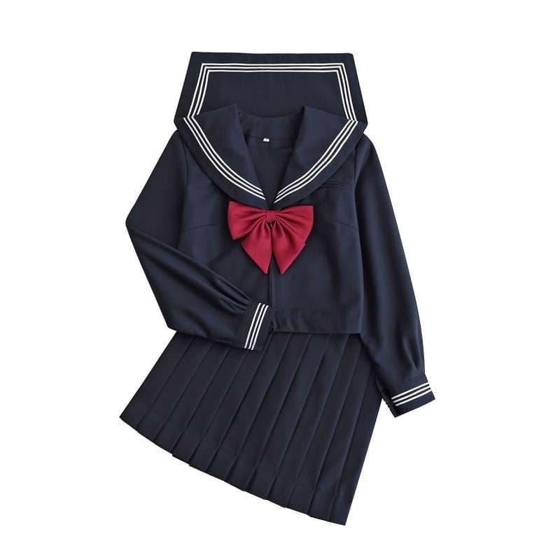 セーラー服 【大きいサイズ】 学生風レトロセーラー制服 女装 コスチューム