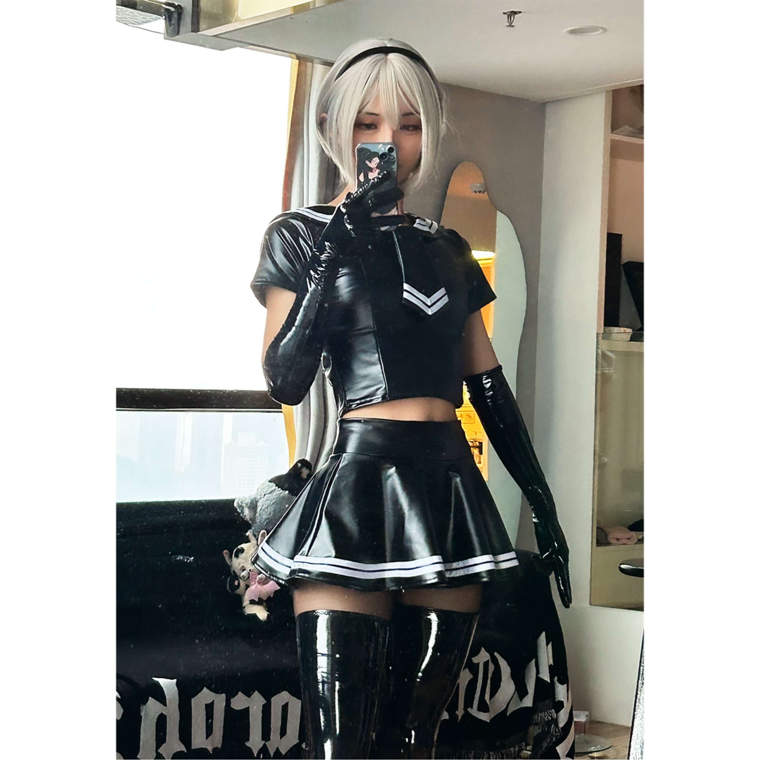 セーラー服 コスプレ風 ミニワンピース